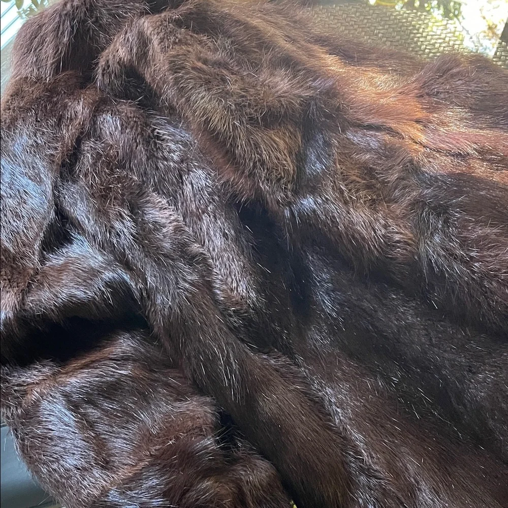 YSL Brown Fur Coat - Picture 12 of 16